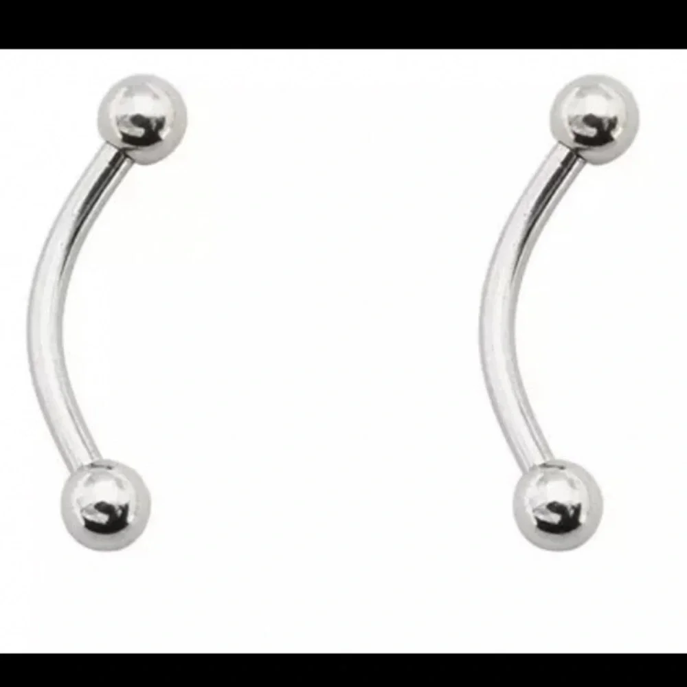 New Unisex Surgical Stainless Steel Curved Body Piercing Jewellery